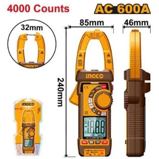 مولتی متر انبری اینکو مدل DCM66001