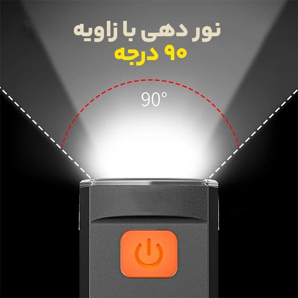 چراغ دوچرخه شارژی نور قوی حرفه ای
